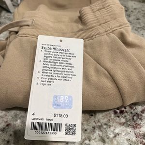 Lululemon Scuba Jogger in Trench sz 4